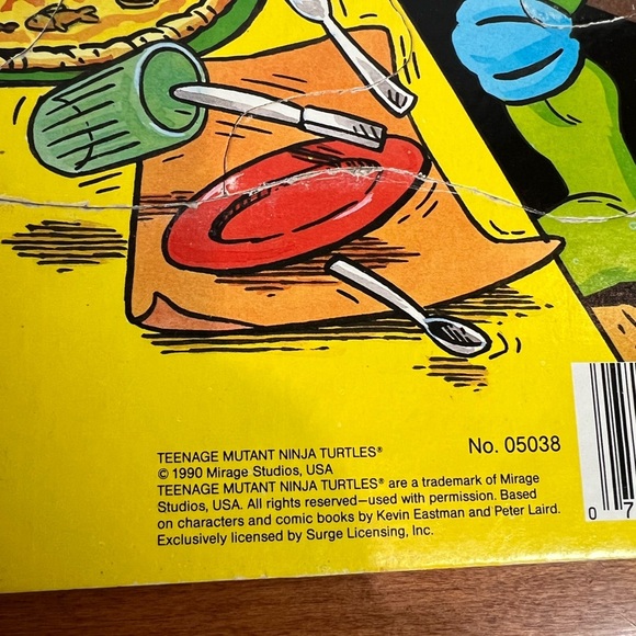 Vintage Teenage Mutant Ninja Turtles Board Puzzles Lot of 3 1990 Collectible - Picture 14 of 16